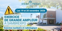 Exercice de grande ampleur à Sambrexpo les 19 et 20 novembre 2026