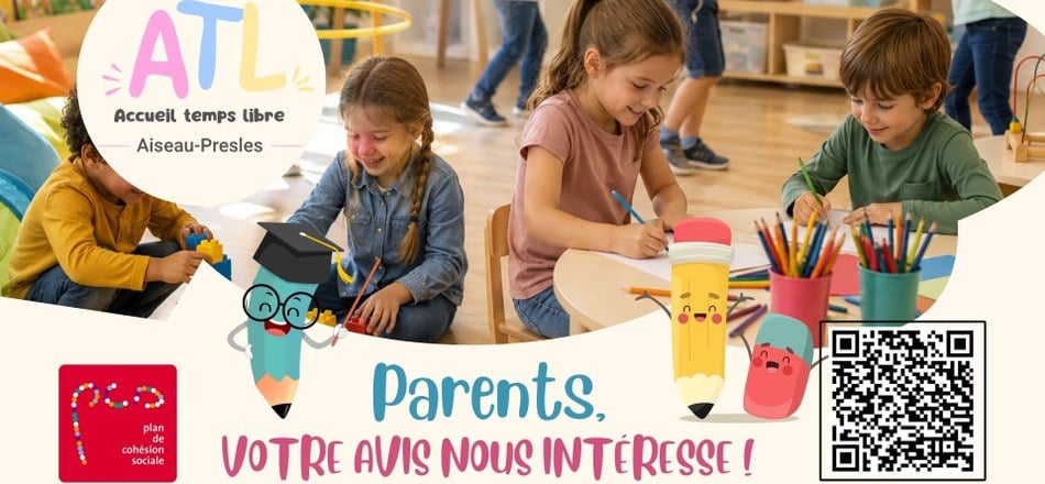 Accueil Temps Libre : parents, votre avis nous intéresse !