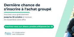 Achat groupé d'énergie : dernière chance de vous inscrire !